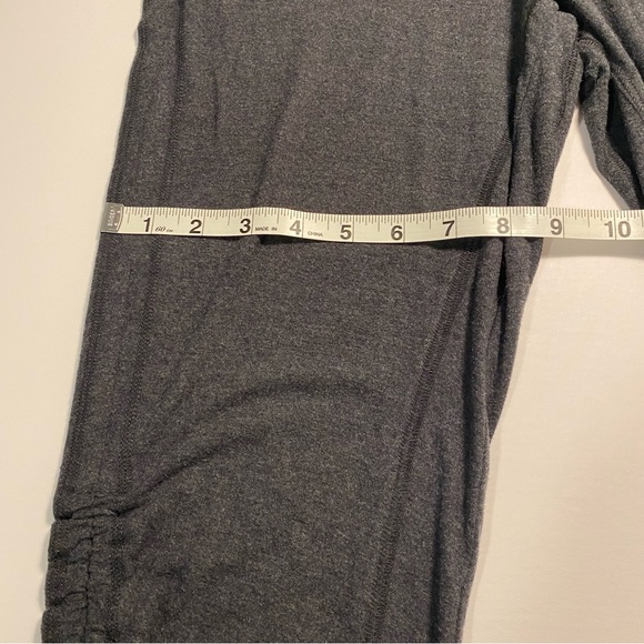 Anthropologie Daily Practice Ruched Dark Gray Leggings - Picture 13 of 14